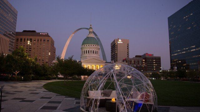 Official the Lou St. Louis Cardinals Logo Gateway Arch Hometown