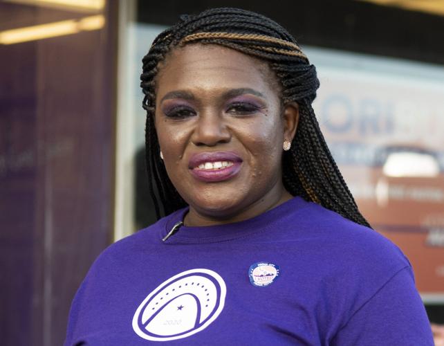Cori Bush on election night