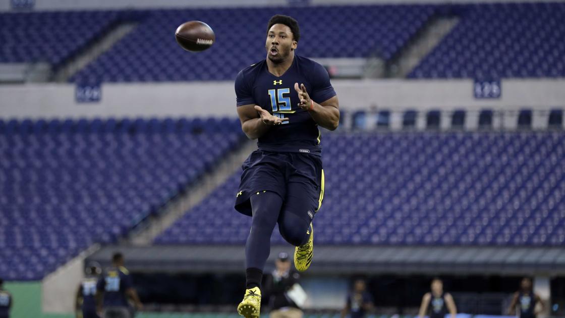 Texas A M S Garrett Shines In Combine Workout Nfl Stltoday Com