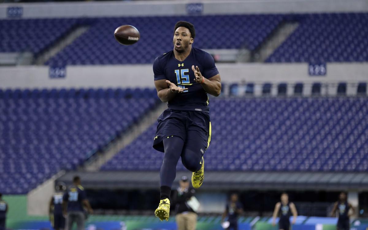 Texas A M S Garrett Shines In Combine Workout Nfl Stltoday Com