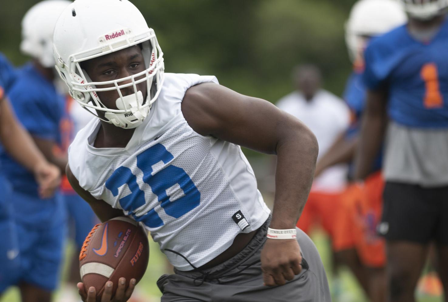 East St. Louis football practice