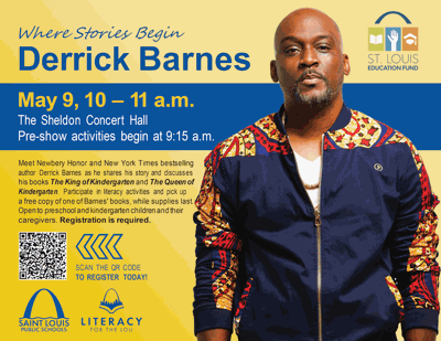 Join us: Author Derrick Barnes is Coming to St. Louis!