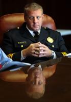 St. Louis police chief says he does not support militarized tactics in Ferguson