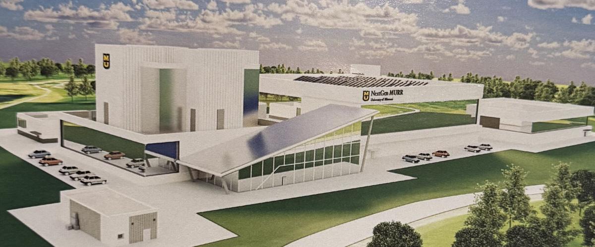 Rendering of MU 2-megawatt nuclear research reactor