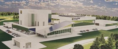 Rendering of MU 2-megawatt nuclear research reactor