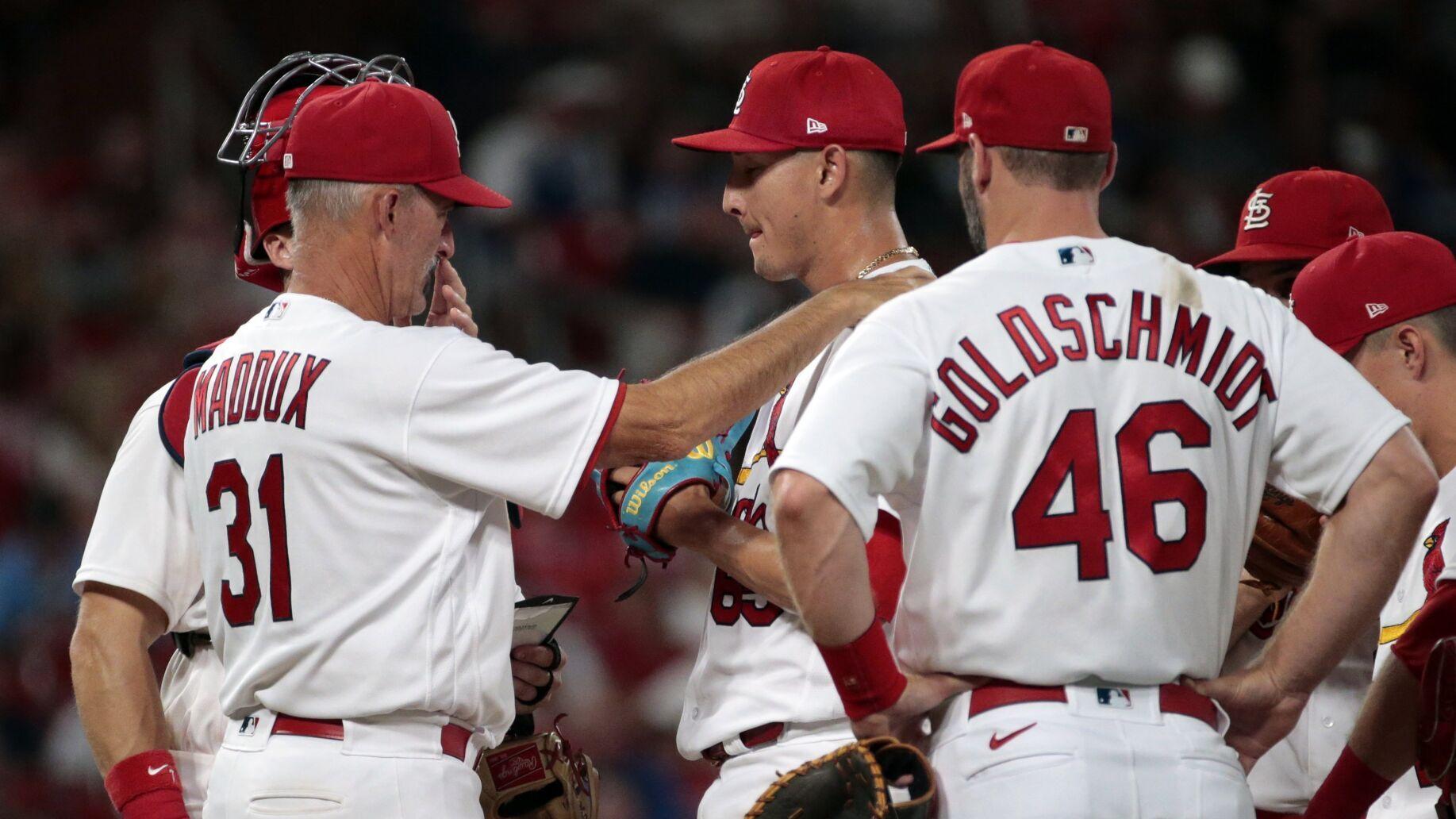 All-Star Ryan Helsley is unavailable and Cardinals bullpen can't hold off Dodgers