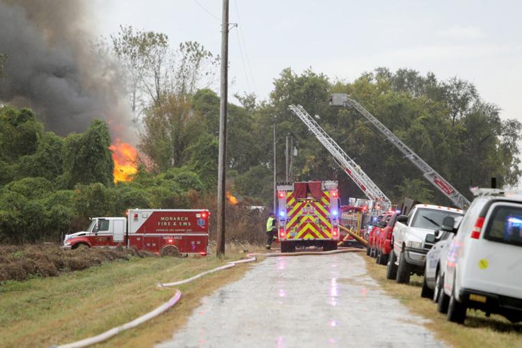 Raging fire destroys Maryland Heights farmhouse, may have been caused