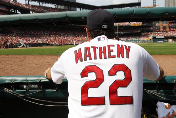 Price explains his lineup to Cardinals manager Matheny