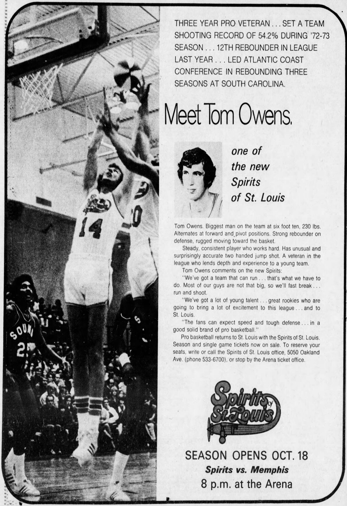 1974 Spirits of St. Louis Tee