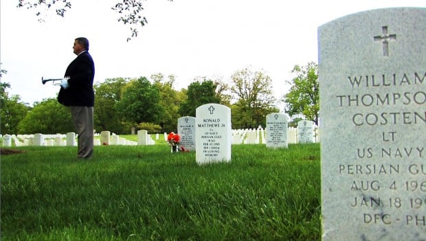 Bugler at Jefferson Barracks