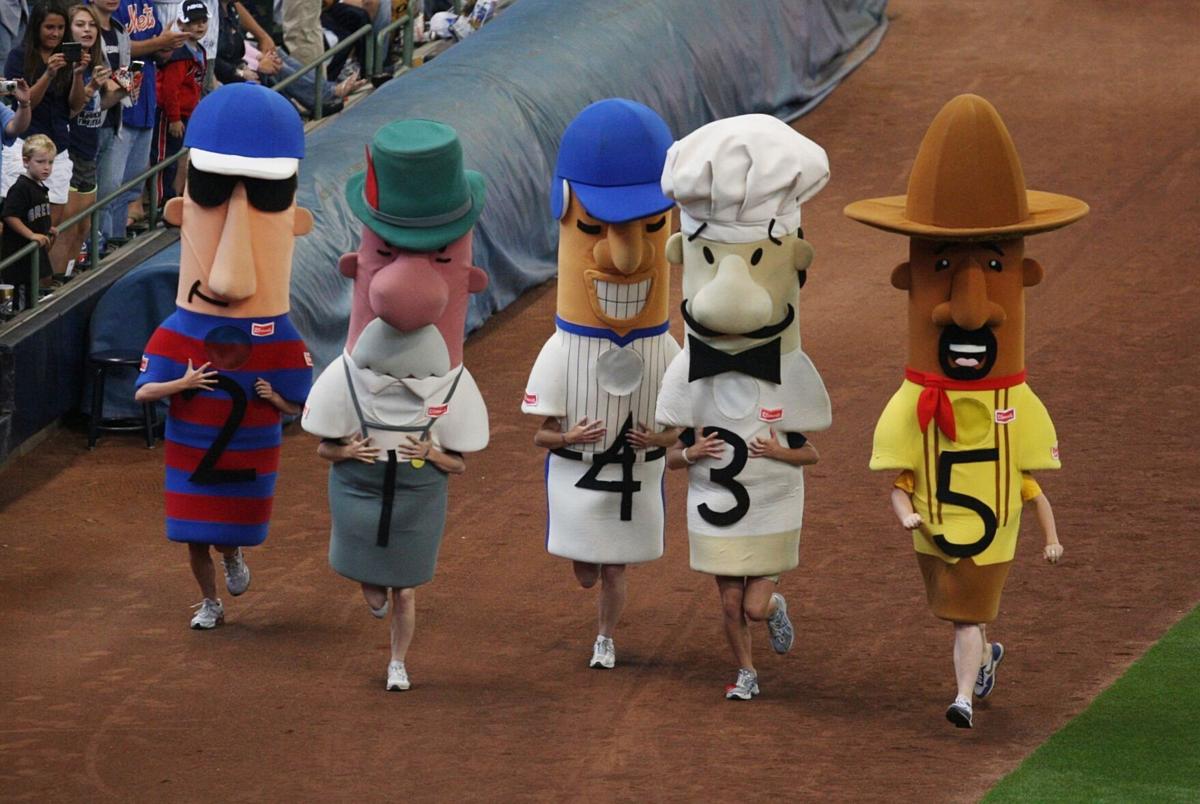 This Day in Brewers History: First Sausage Race, 27 years ago today,  Bratwurst, Italian and Polish ran from left field to home plate in the  first ever Sausage Race!