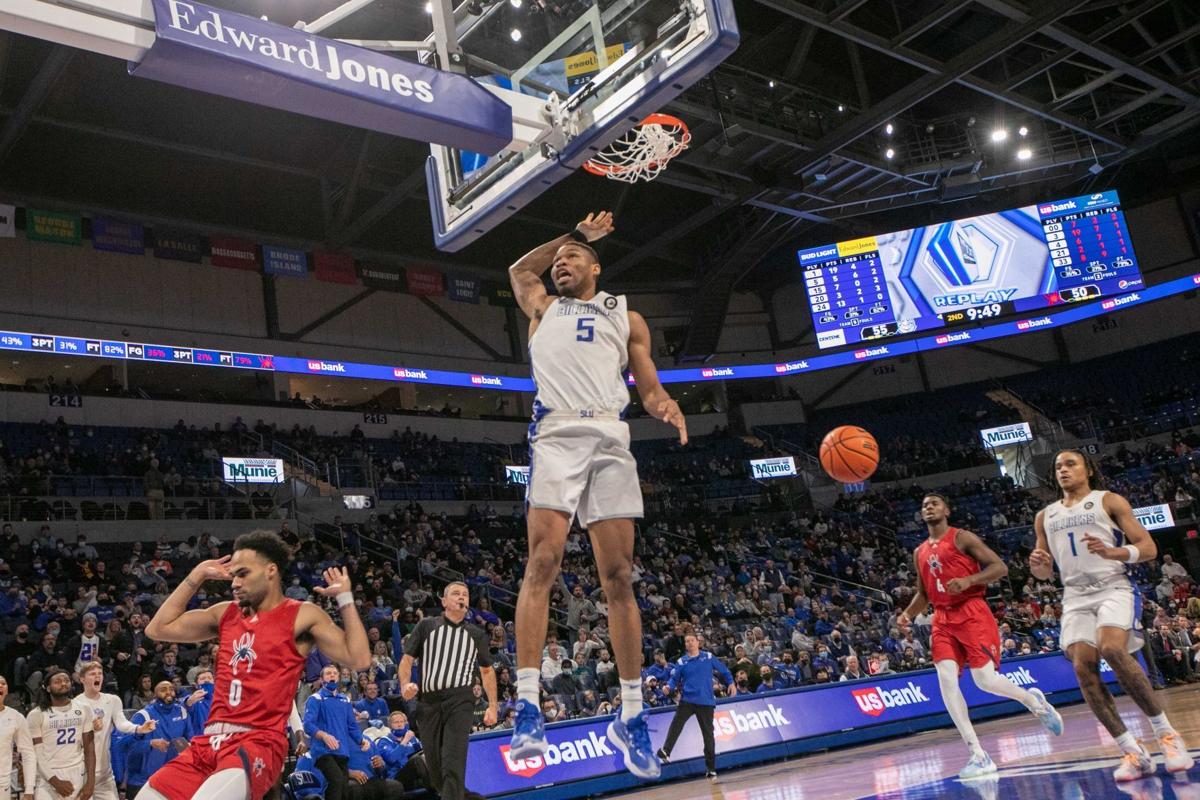 Okoro still learning but has led SLU rebounding upswing