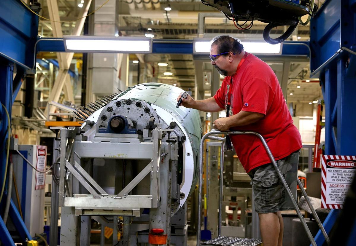 Boeing F/A-18 fighter jet manufacturing in 51