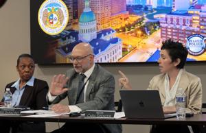 Mayor, police board president quibble over budget transfers at public meeting