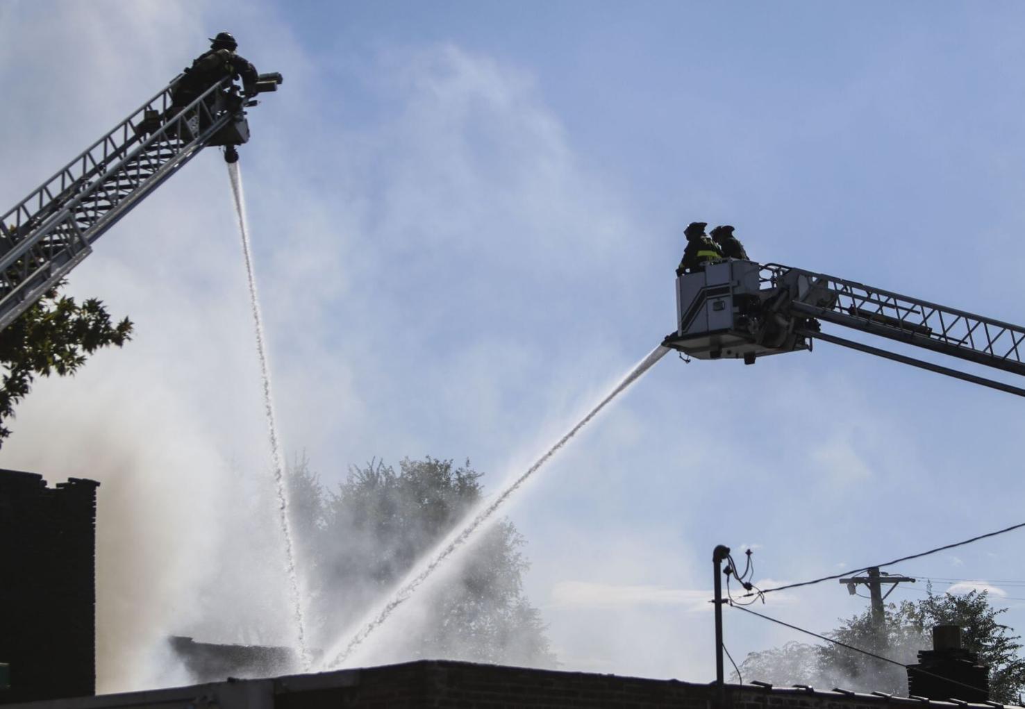 Massive warehouse fire in Old North St. Louis fills sky with smoke for miles