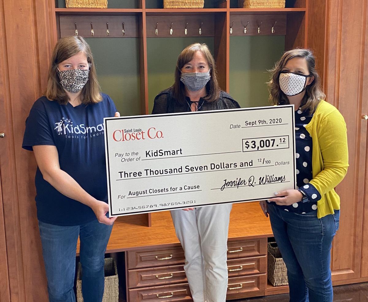 Saint Louis Closet Co.'s Donation to KidSmart