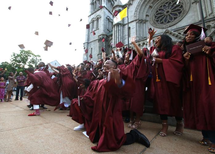 Brandon Gardner graduates from Trinity Catholic