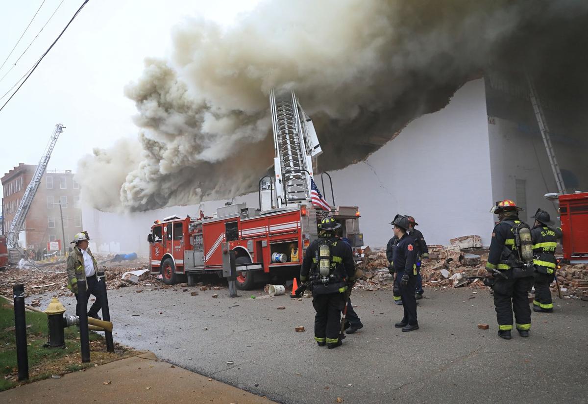 Massive warehouse fire in St. Louis smolders into Thursday Law and