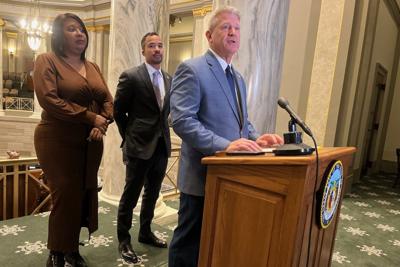 Sen. Doug Beck and Democrats