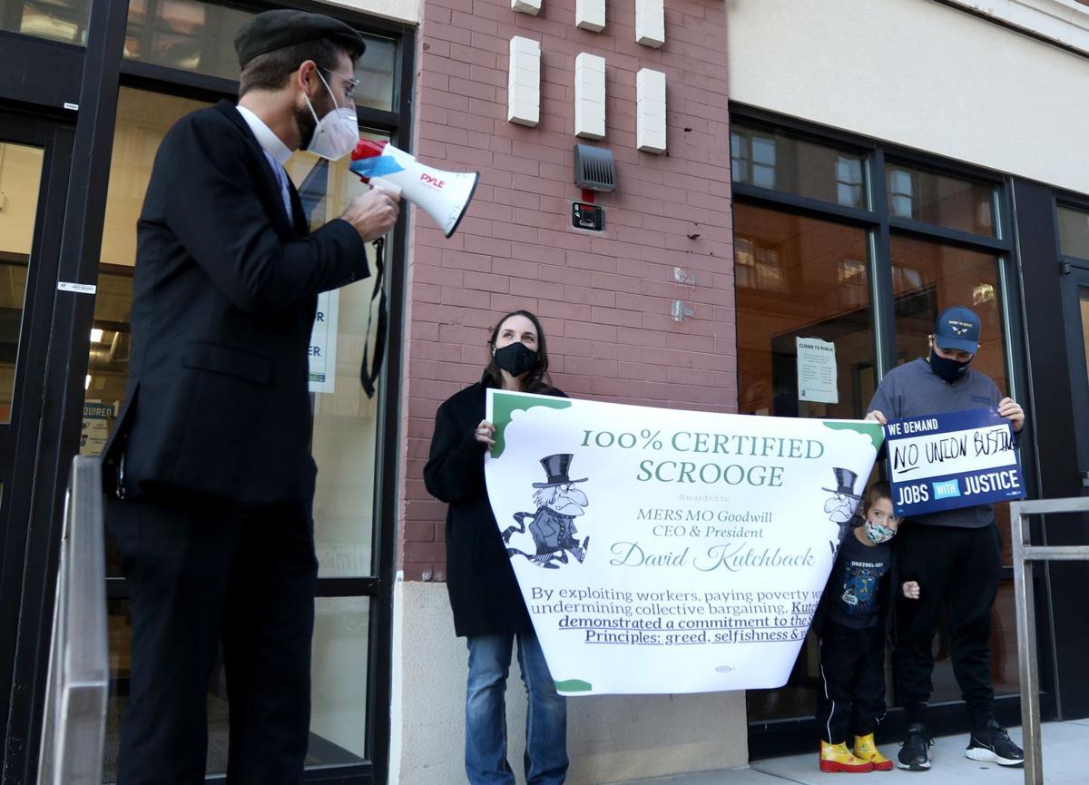 Downtown protest for Festus Goodwill