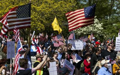 Citizens protest stay-home order
