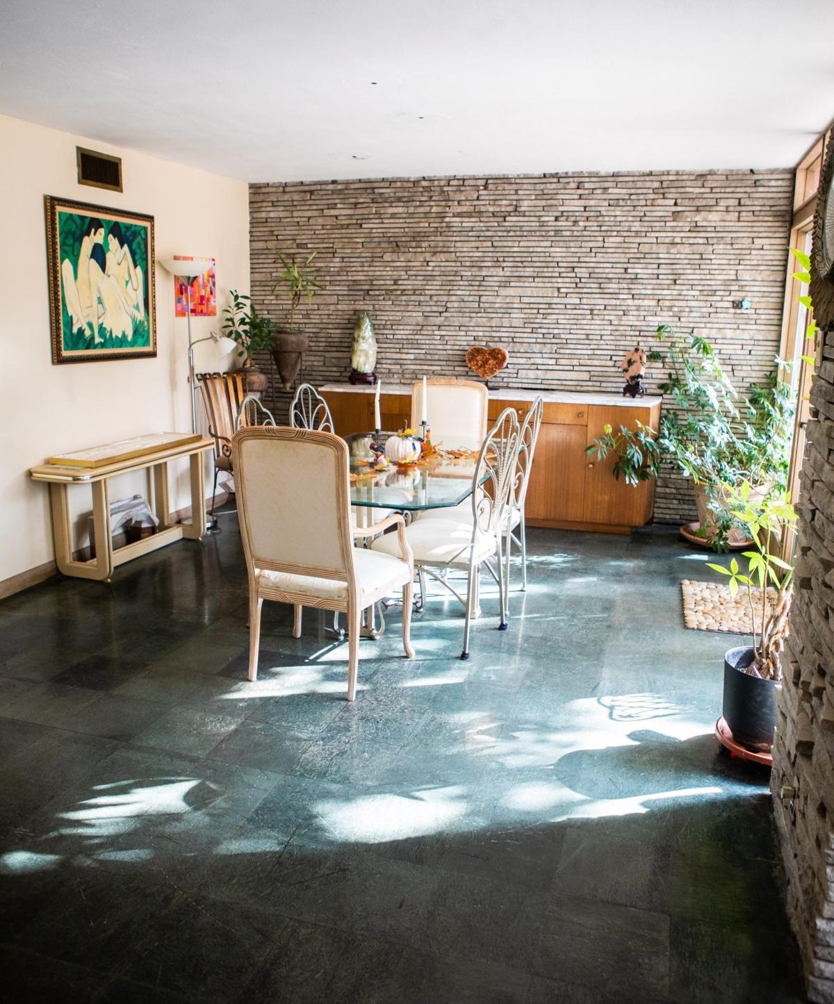 Midcentury Modern Home In Westwood Features Birch Beams And Stacked Missouri Limestone Home Garden Stltoday Com