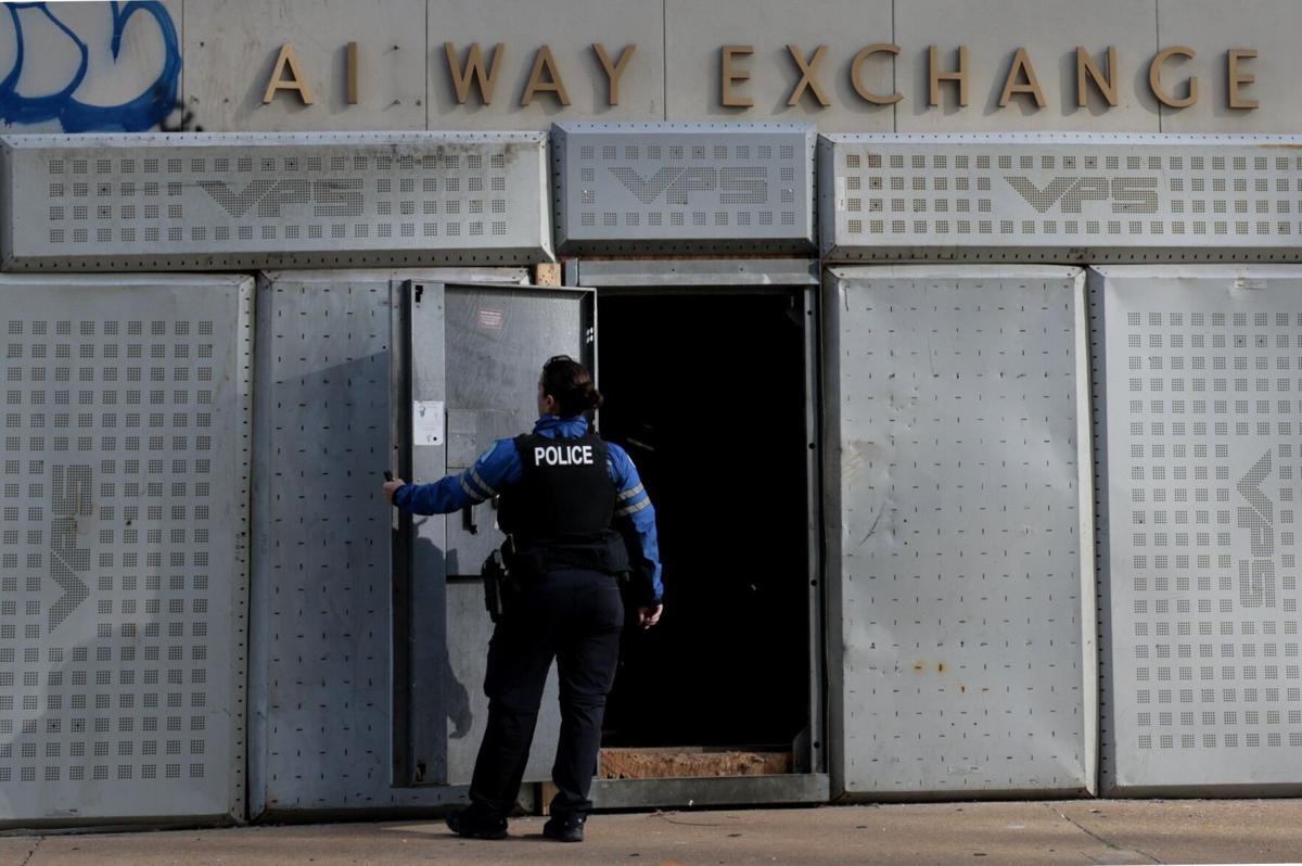 Door open at Railway Exchange Building