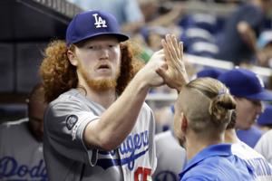 Dodgers Marlins Baseball