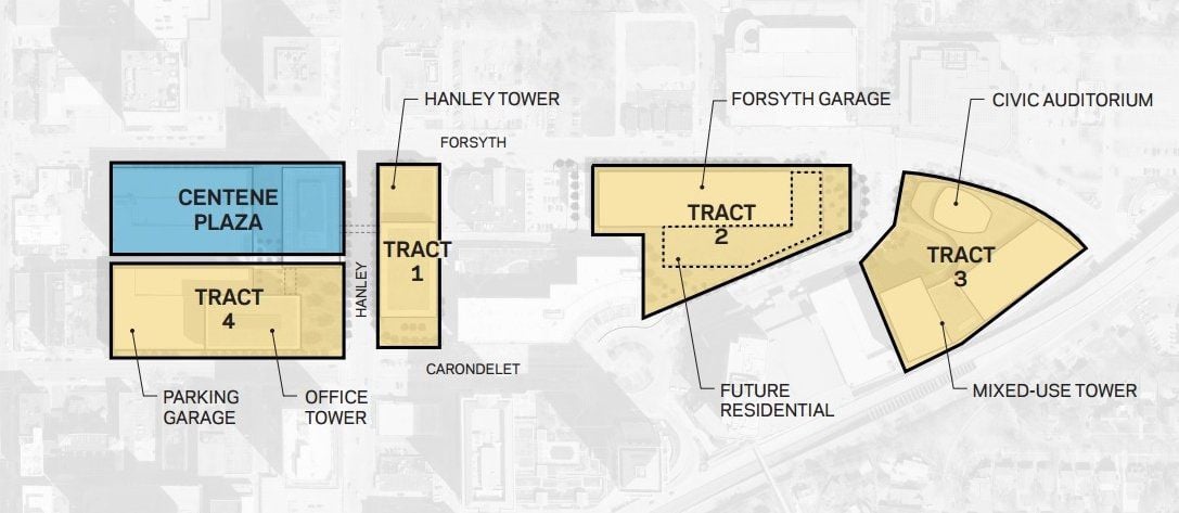 Map of sheraton in clayton and centene office in clayton humana customer care