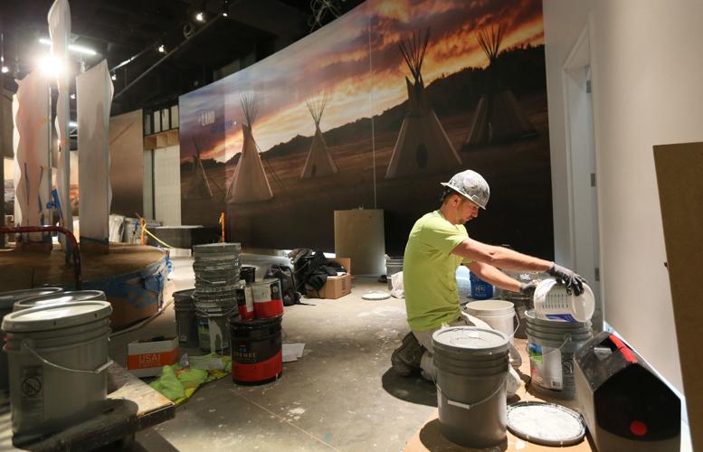 Tour of construction at  Arch Museum
