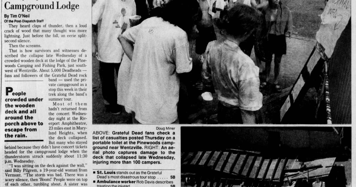 1995: Jerry Garcias letzter Auftritt in St. Louis wird für Deadheads ...