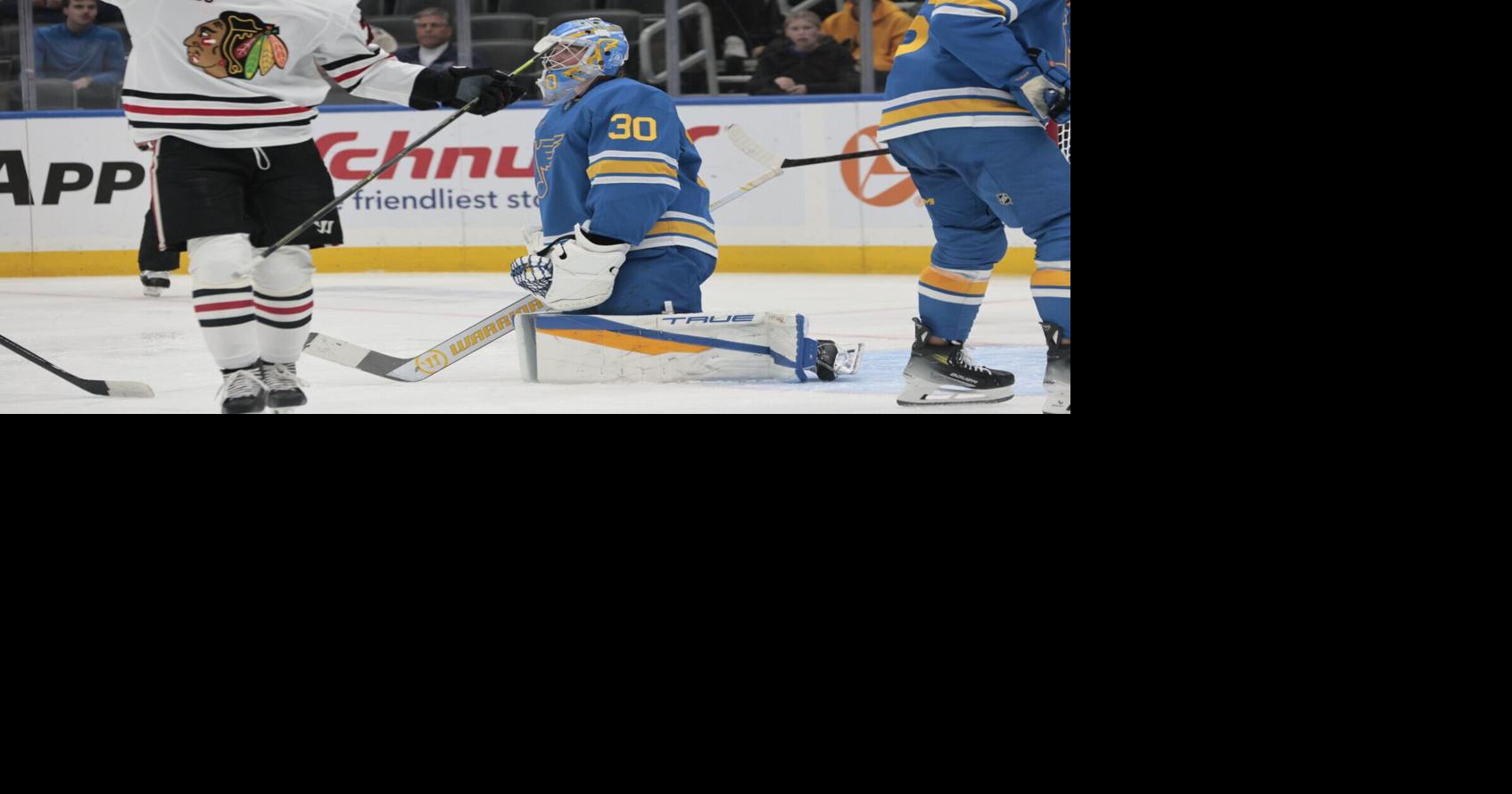 The good feelings from a perfect Blues road trip dissipated on Wednesday night with a 8-3 thumping against the Blackhawks at Enterprise Center.