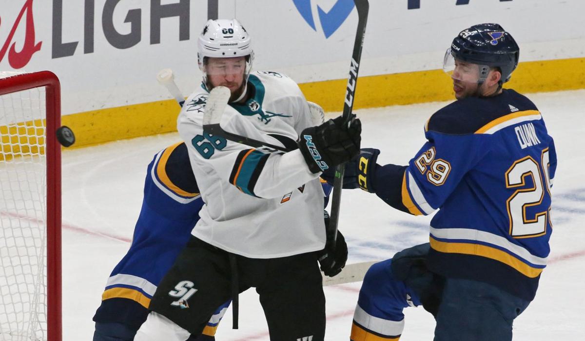 Blues and Sharks square off in game 3 of the semifinals
