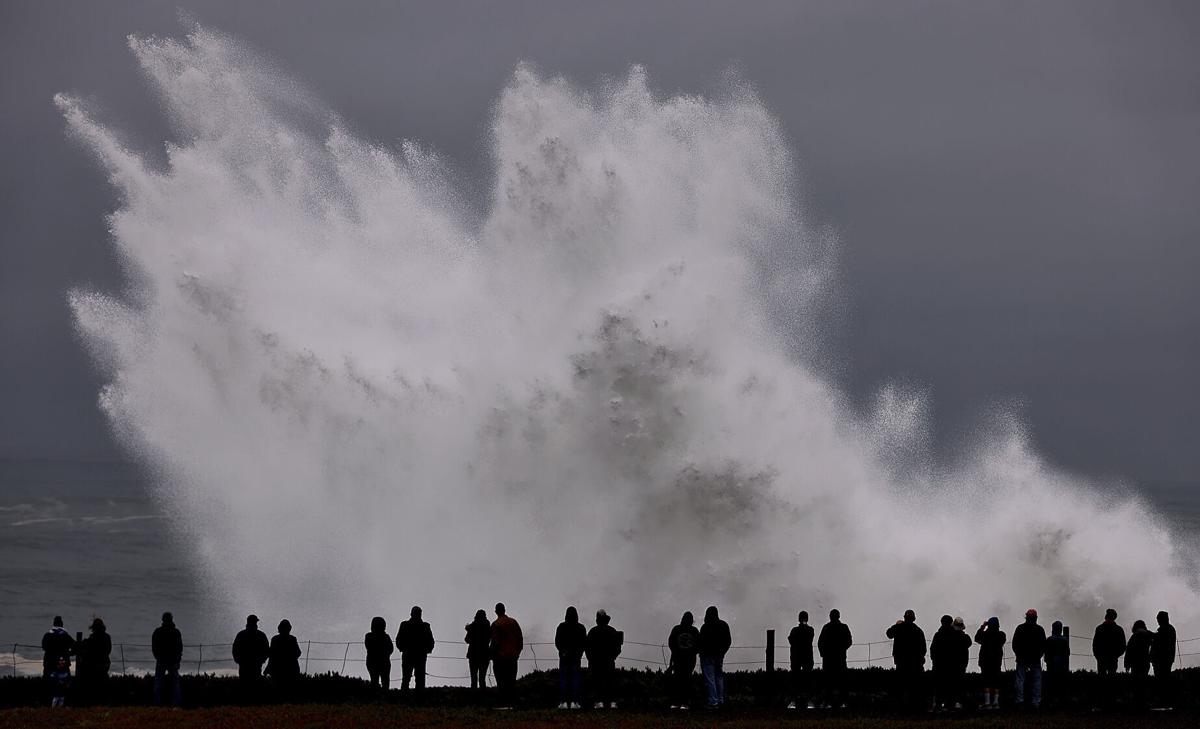 Pacific swell brings monster waves to California coast