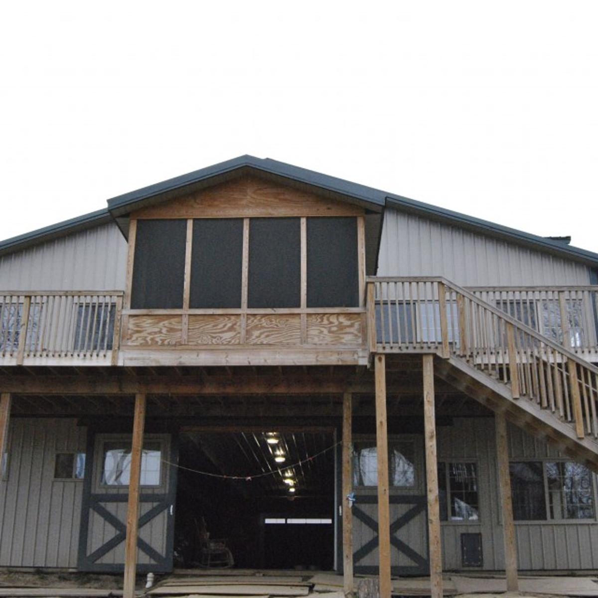 Turning A Barn Into A Home For Her And Her Horses And Dogs Pets