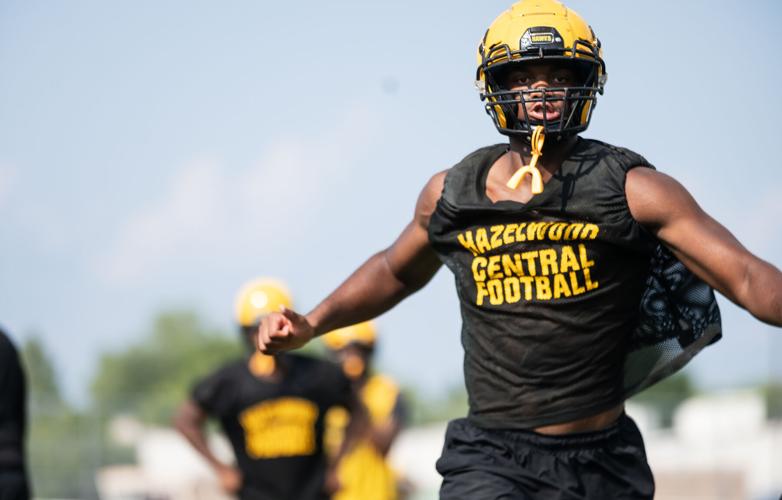 Hazelwood Central football practice