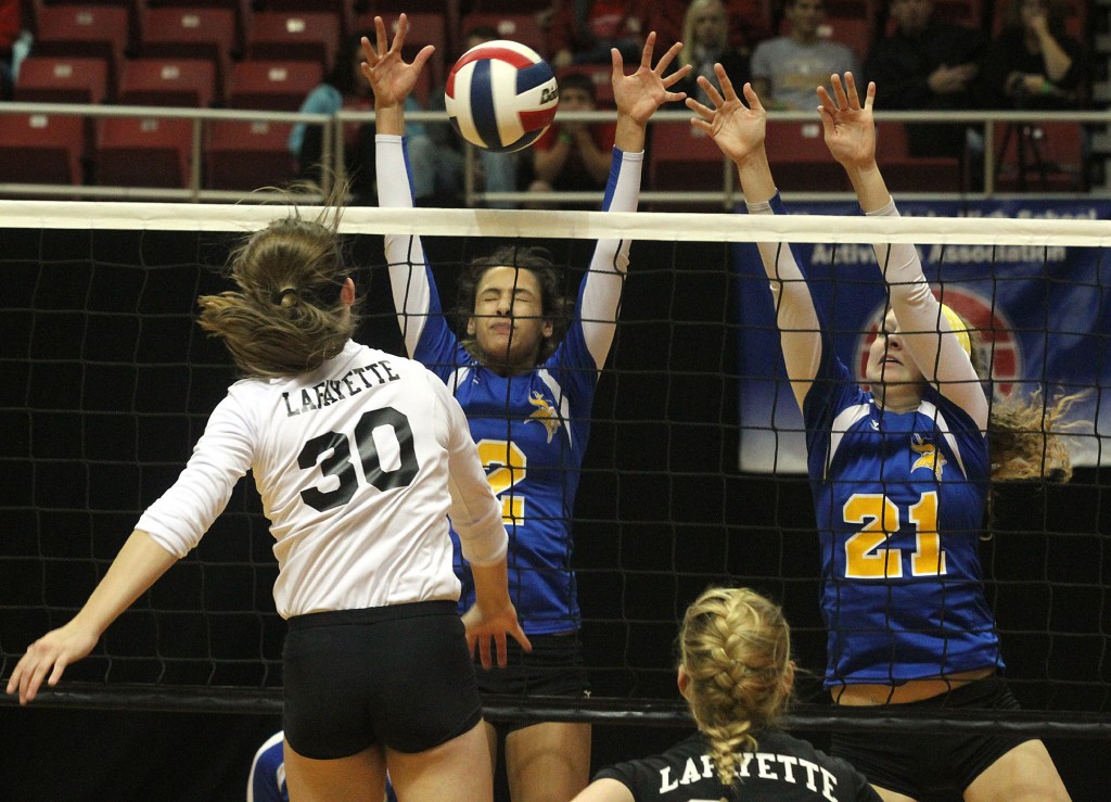 Lafayette girls volleyball led by D-1 prospects; SLUH's Wingo gets ...