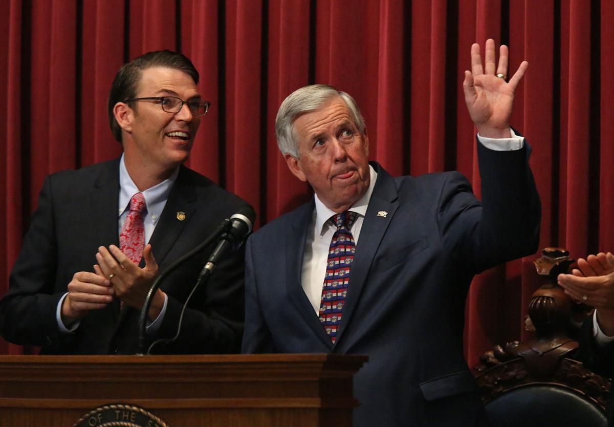 Gov Parson addresses the Missouri legislature
