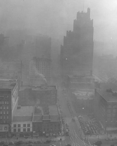 Smokey downtown