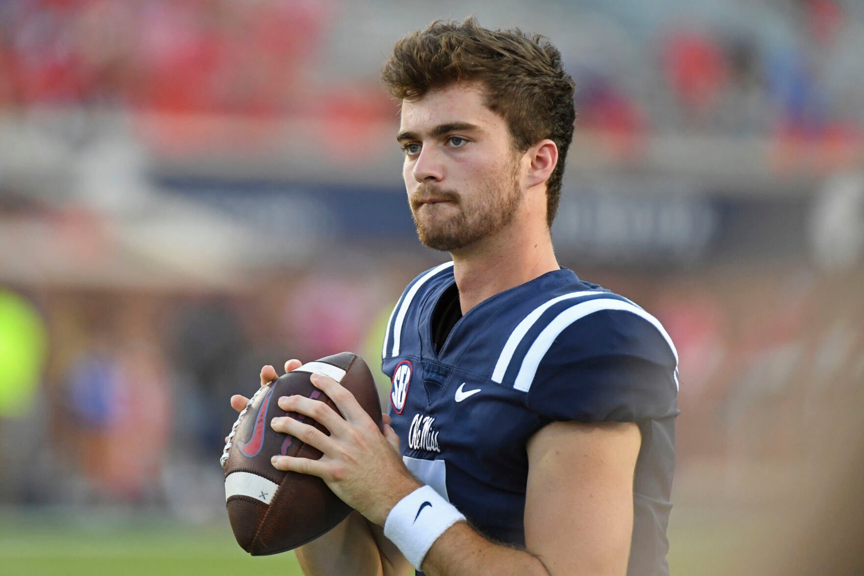 Quarterback Luke Altmyer Announces Transfer From Ole Miss To Illinois ...