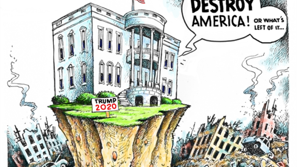 In The Cartoons Trump S America Blm Kenosha Editorial Stltoday Com
