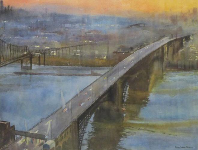 Painting Eads Bridge