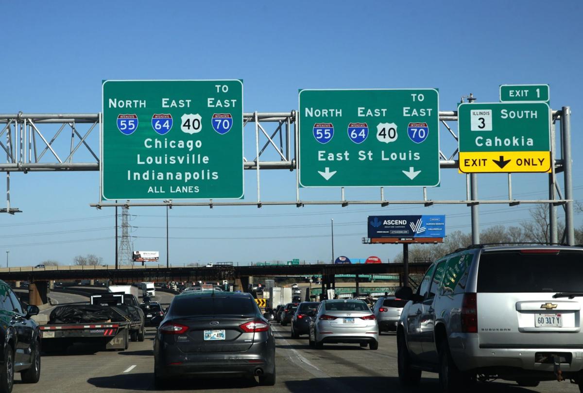 Rush hour traffic on Poplar Bridge