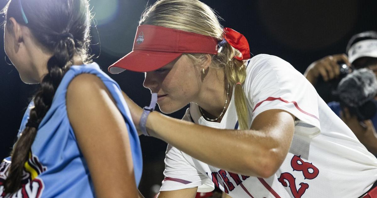 Photos: The Gateway Gold host the Kansas City Diamonds in an exhibition softball game
