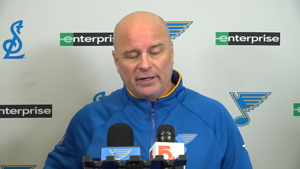 'We're going to be hard to play against': Jim Montgomery on expectations for Blues