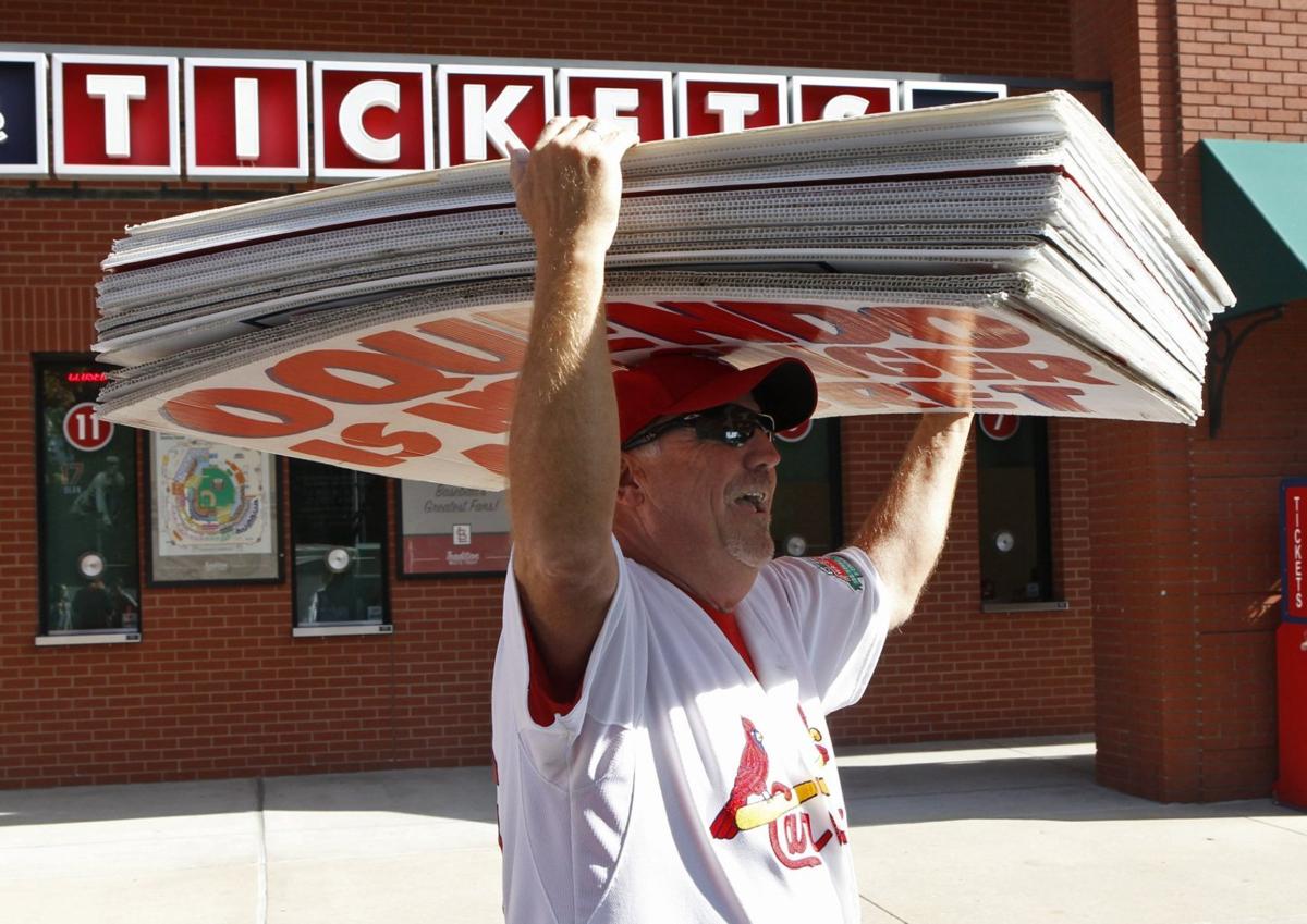 St. Louis' famous 'Sign Man' 'fighting for his life'