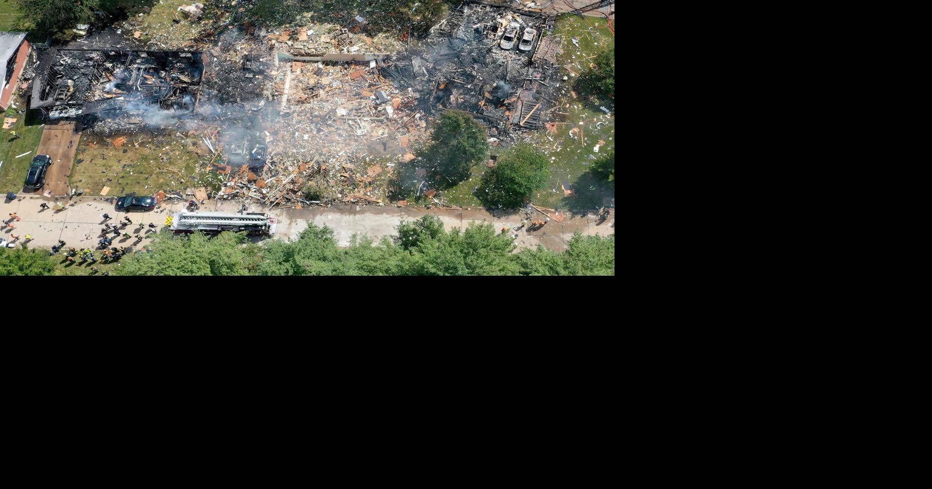 Explosion in north St. Louis County destroys 3 homes