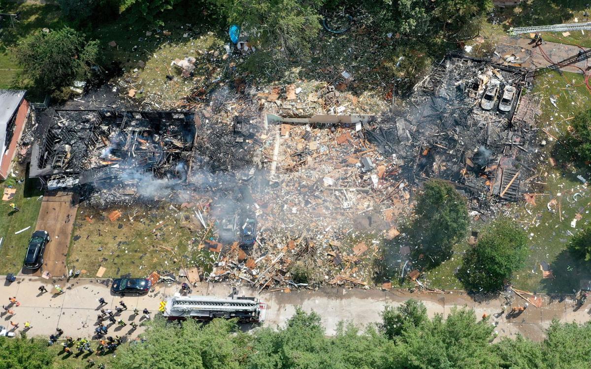 House explodes on Evan Aire Drive