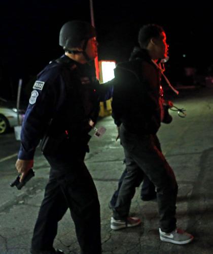 Man shot in leg during protest in Ferguson