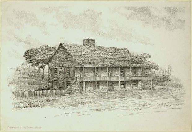 Madame Chouteau's home